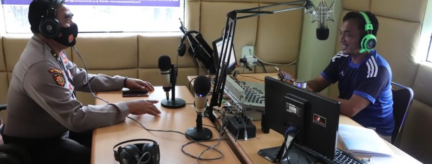 Polsek Sungai Pinang kembali mengudara di Radio Suara Samarinda